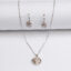 LUXETON SILVER NECKLACE EARRING-DSC03195